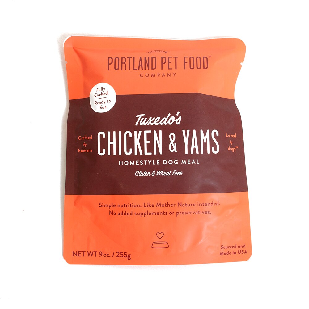 Portland, Pet Accessories, Gifts, Portland Pet Food, 9 ounce, Homestyle Meal, Tuxedo's Chicken & Yams, 608130